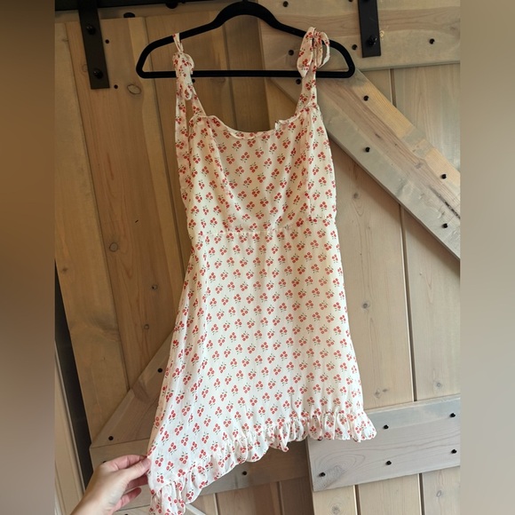 re:named Tie Strap Floral Mini Dress - Picture 6 of 6
